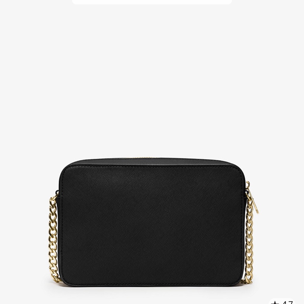 Michael Kors Black Crossbody Bag with Gold Accents - Picture 2 of 5